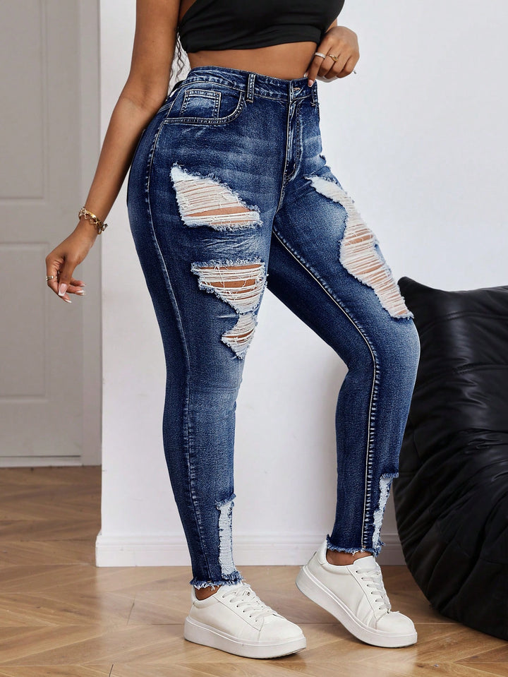 Jeans SHEIN, albastru