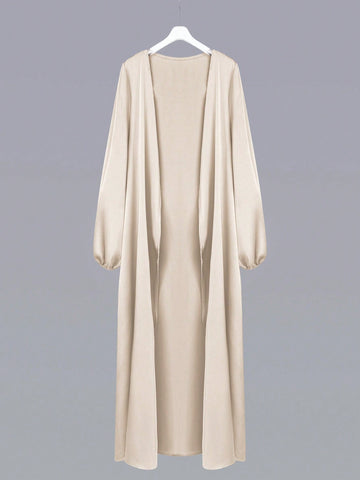 Cardigan lung SHEIN, bej