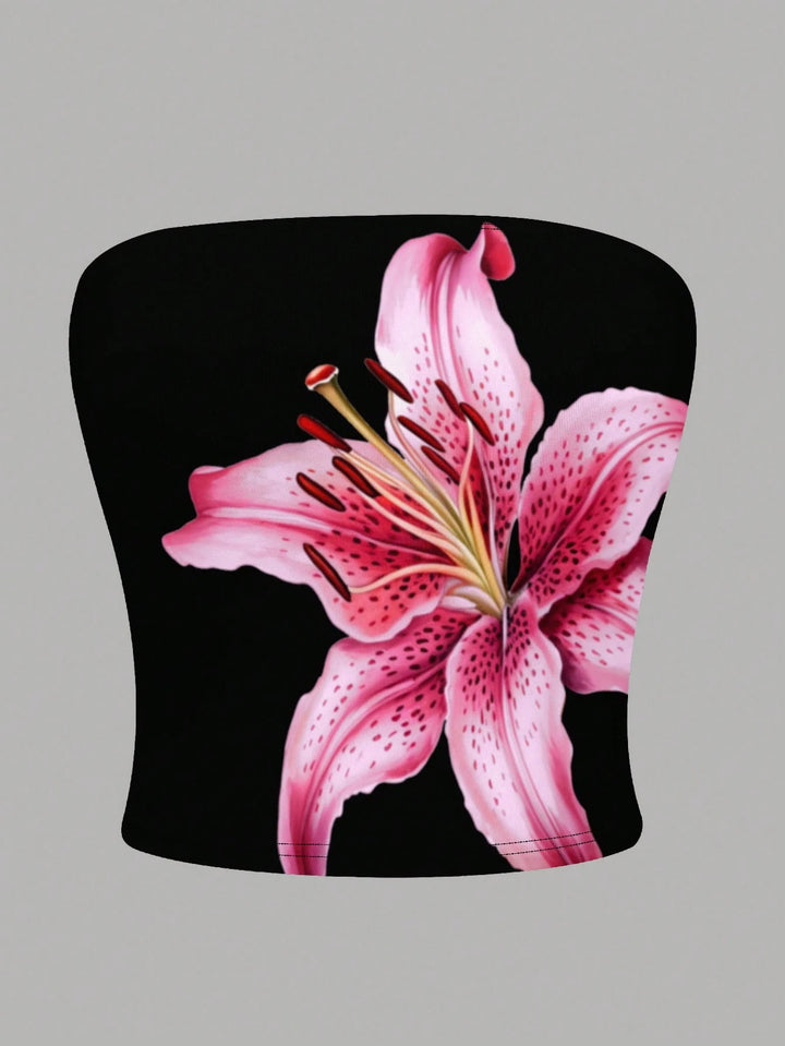 Top SHEIN, negru