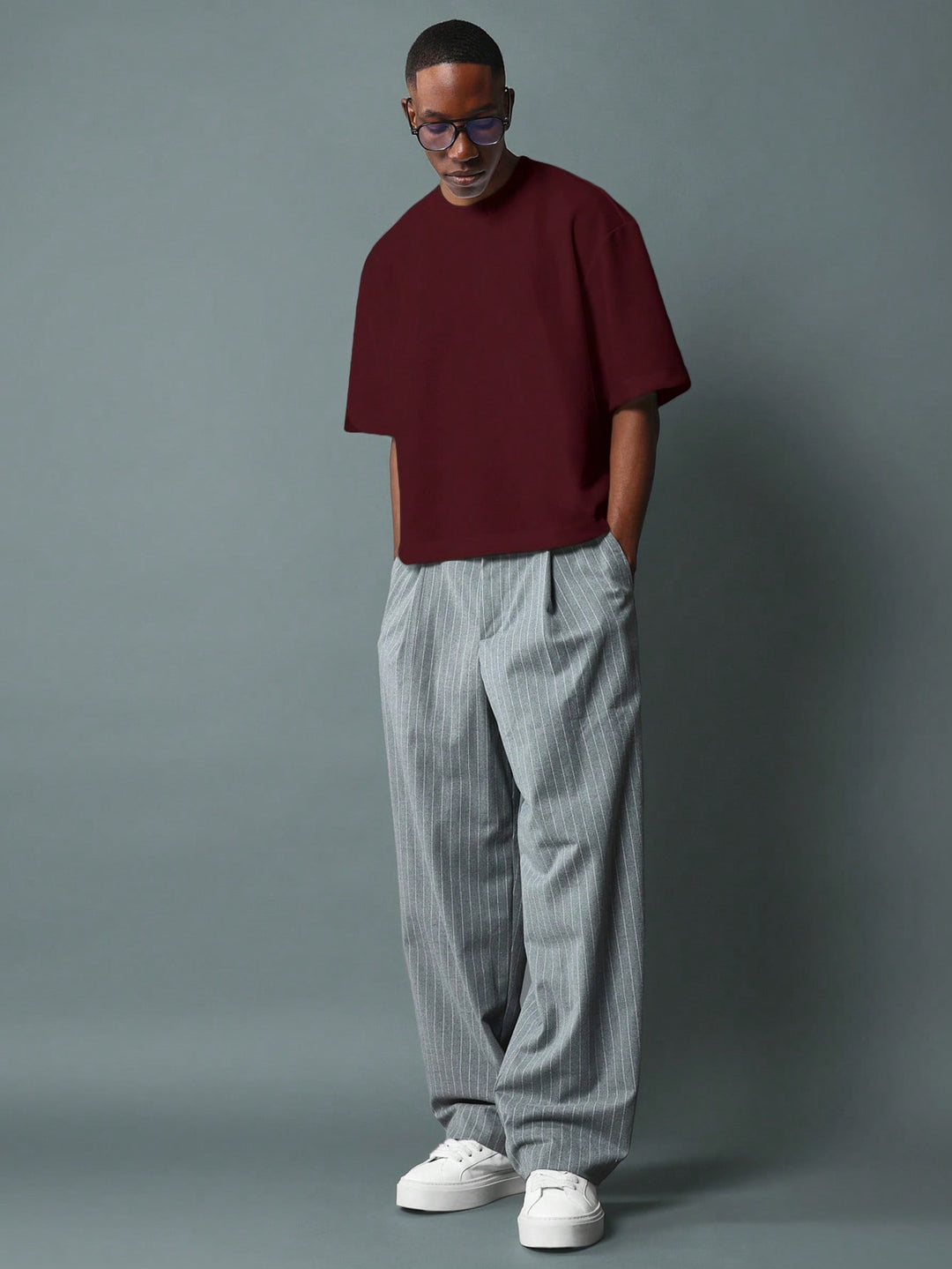 Tricou SHEIN, vișiniu