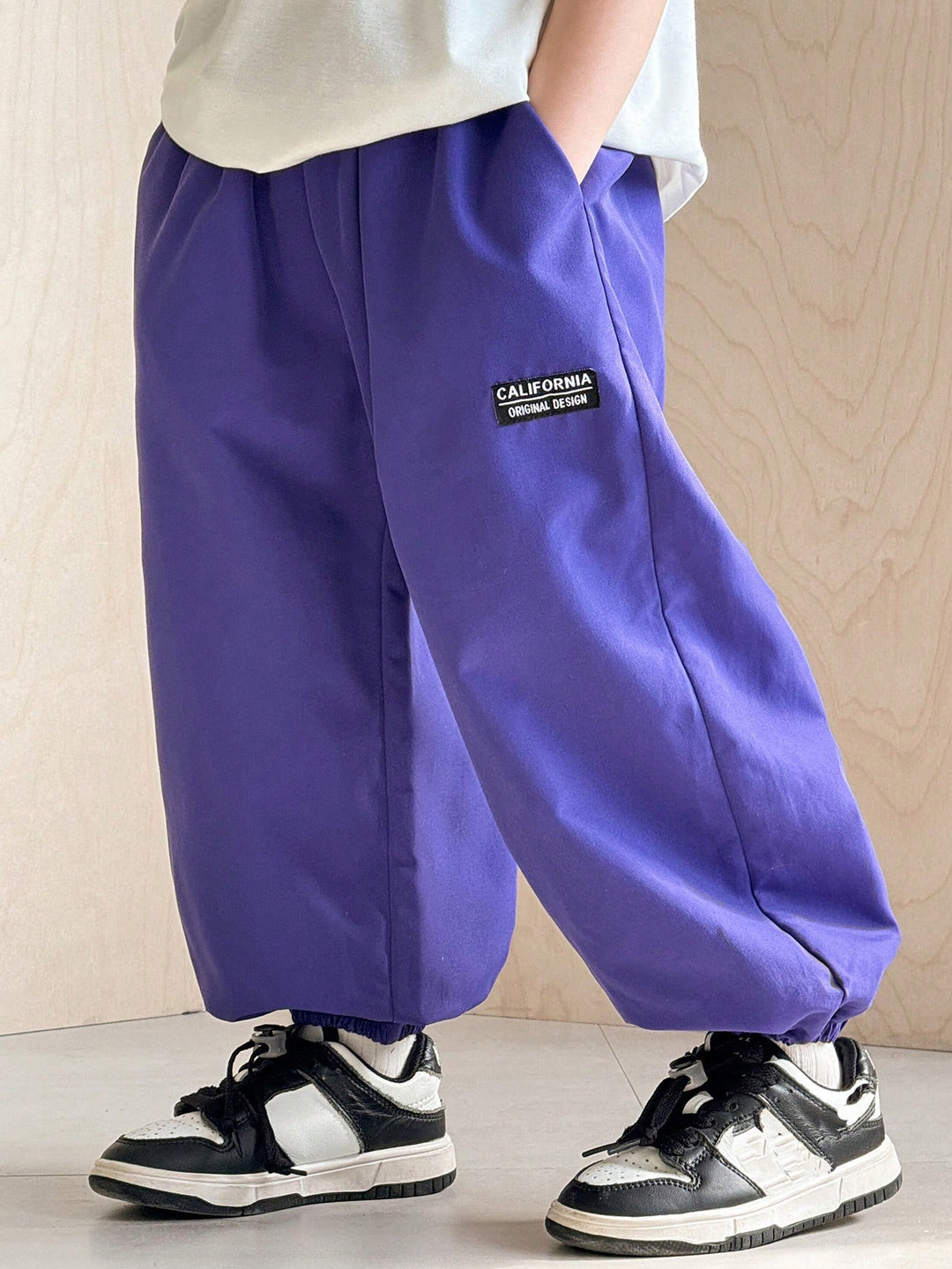 Pantaloni de trening SHEIN, mov