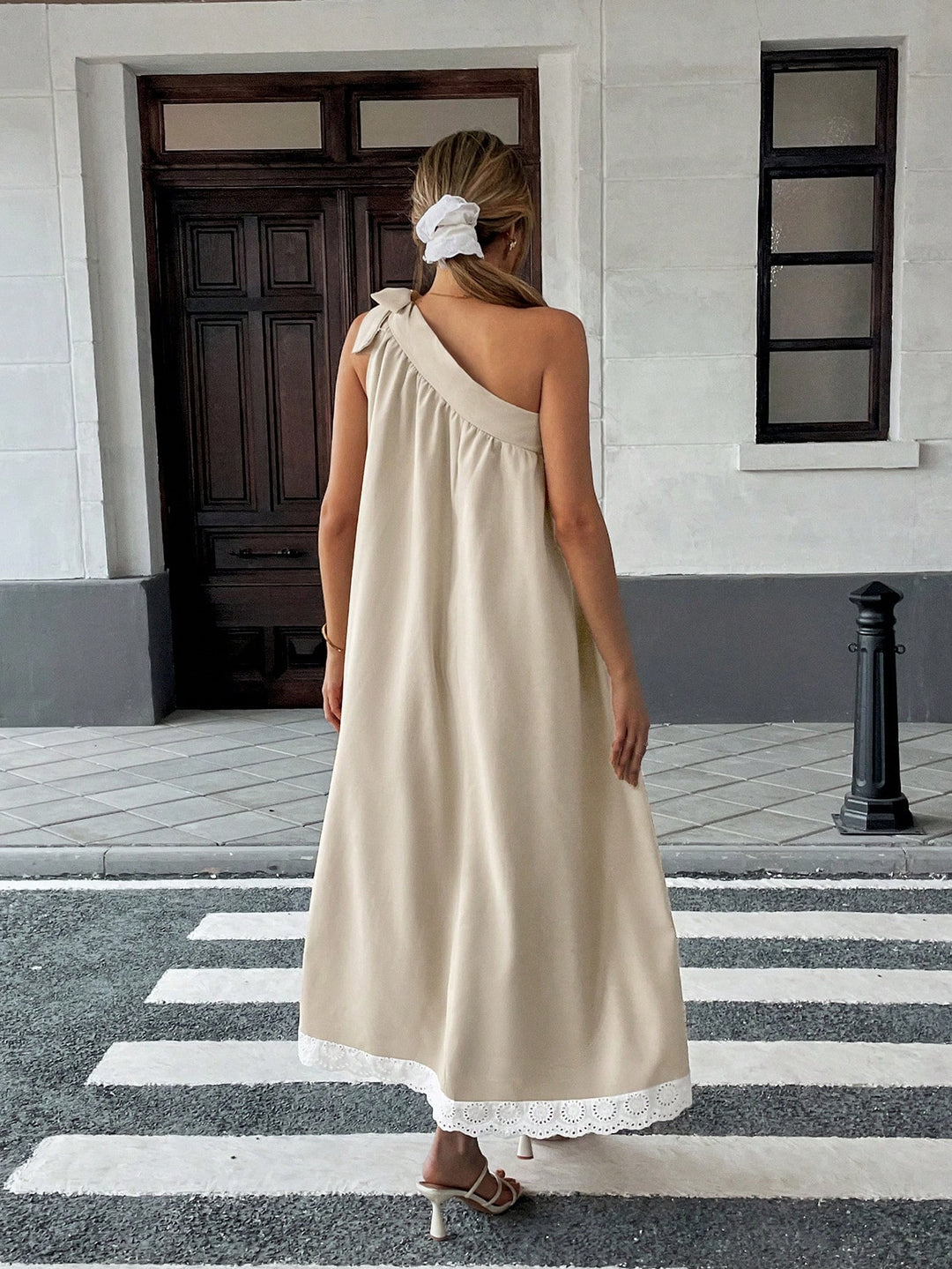 Rochie maxi SHEIN, bej