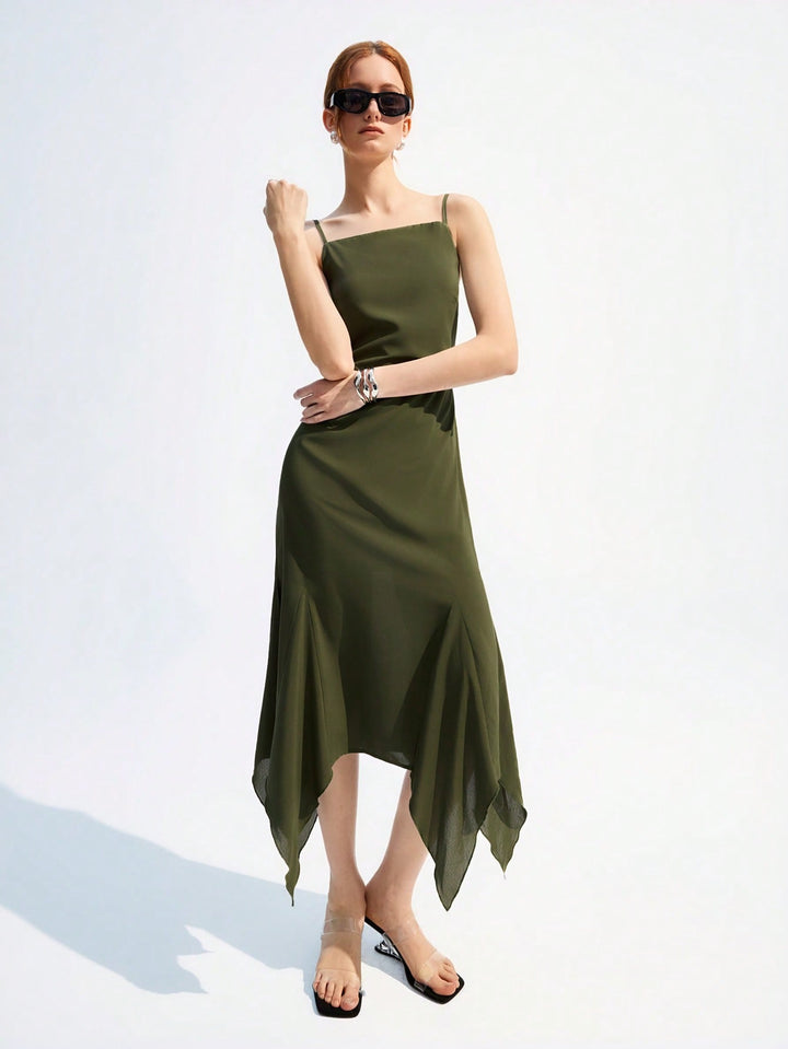 Rochie maxi SHEIN, verde