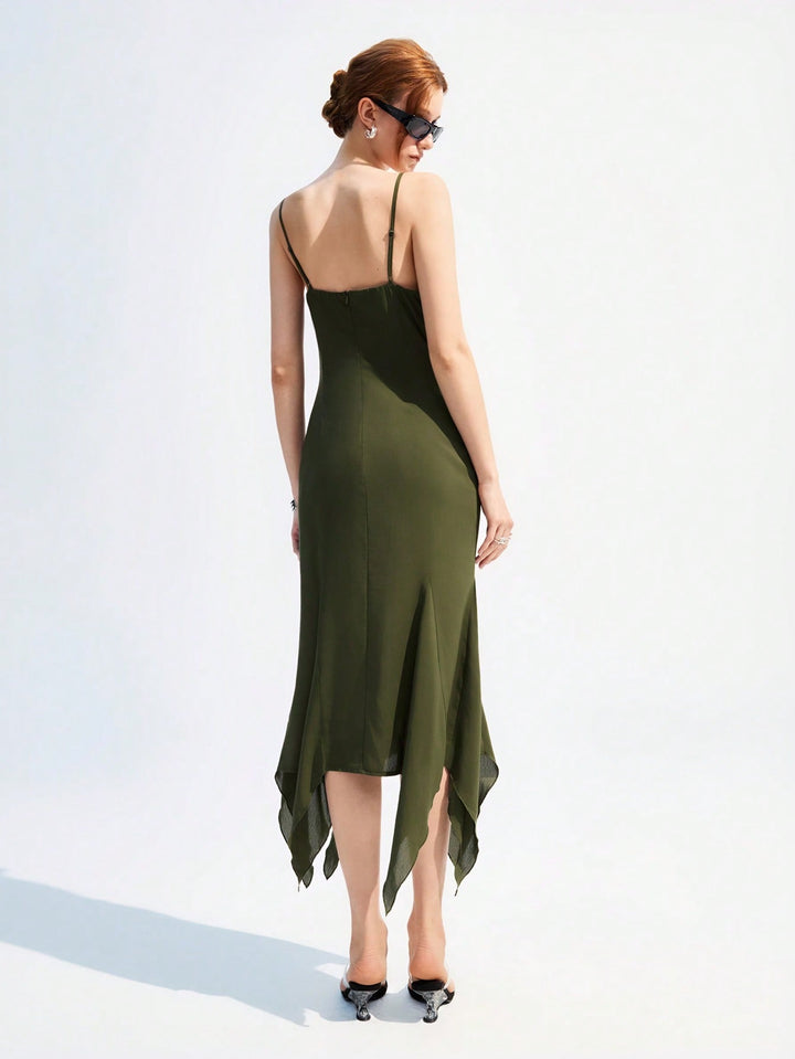 Rochie maxi SHEIN, verde