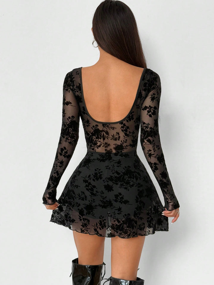Rochie mini SHEIN, negru