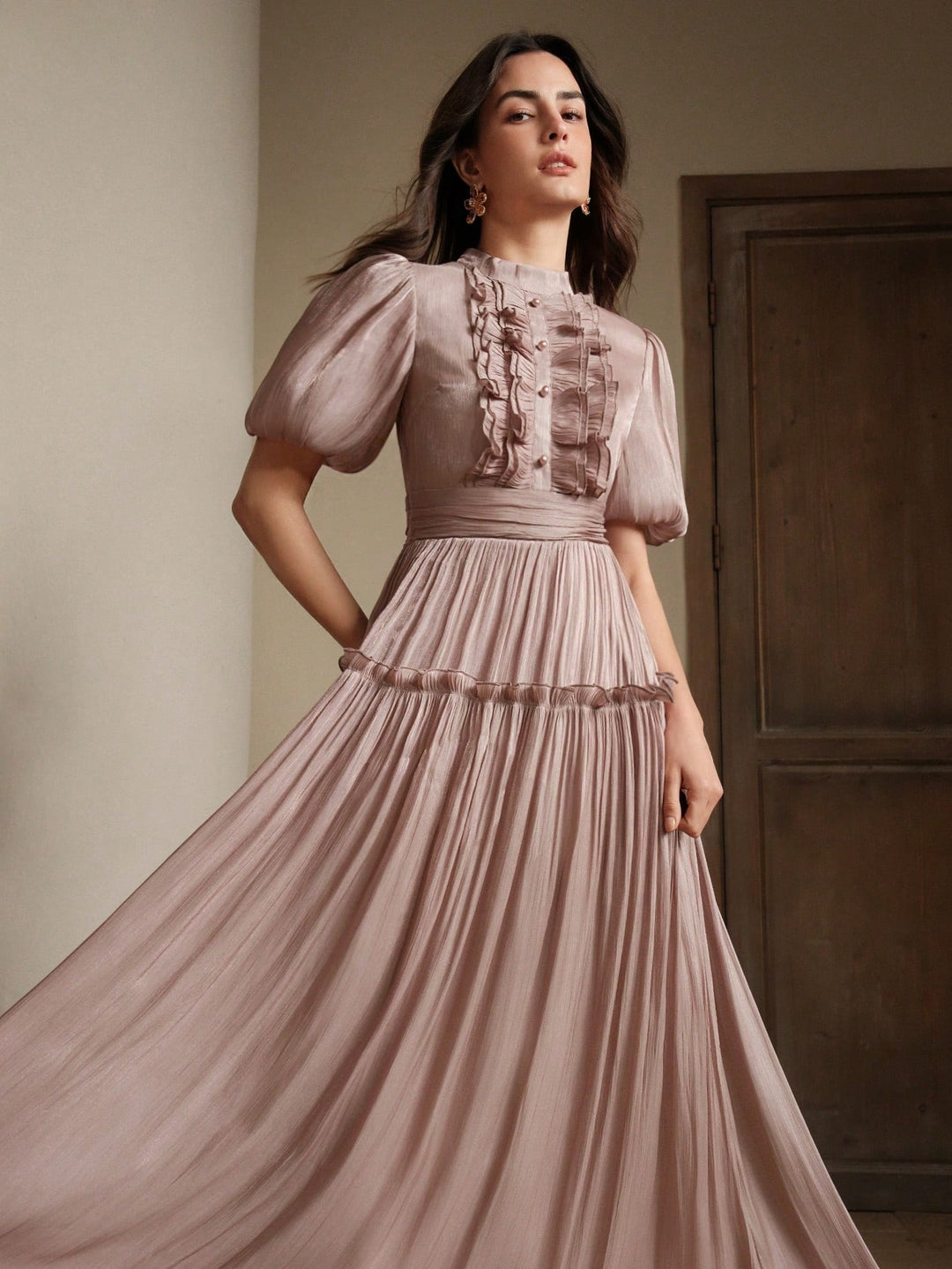 Rochie maxi SHEIN, vișiniu