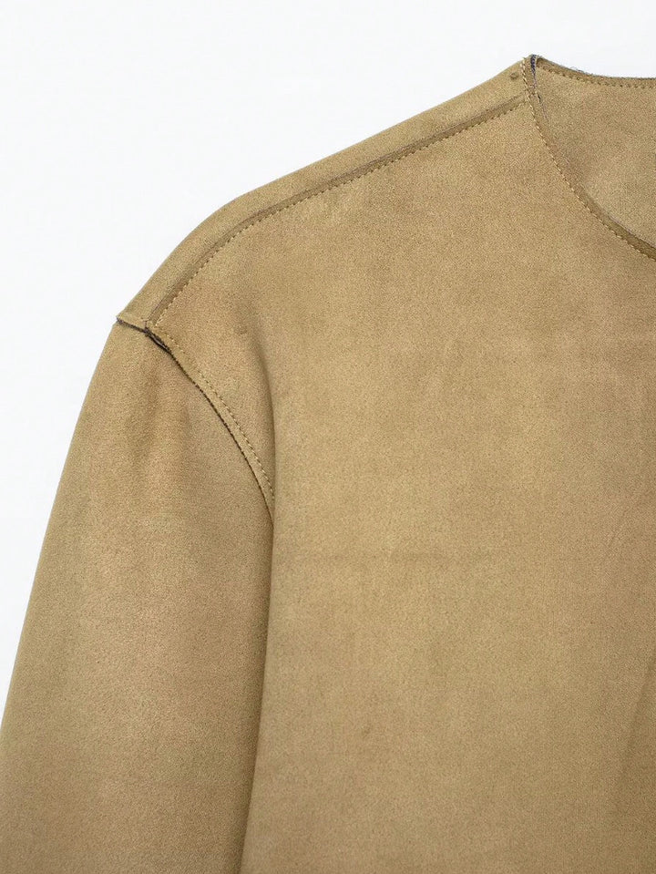 SHEIN télikabát, khaki
