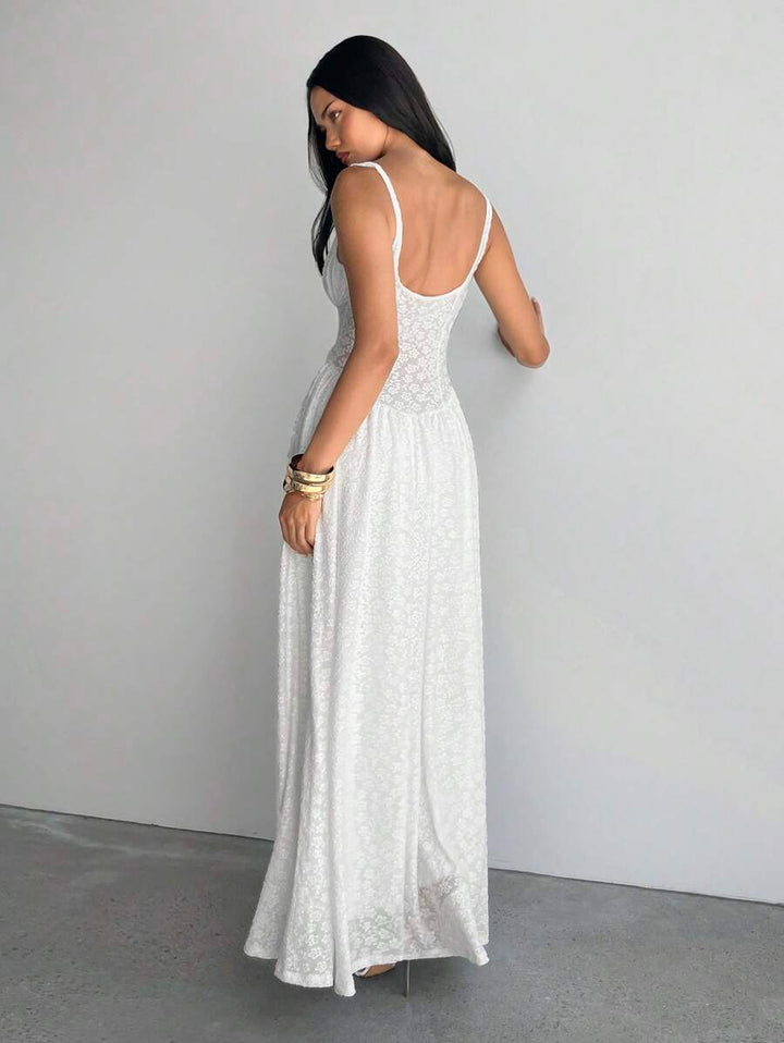 Rochie maxi SHEIN, alb