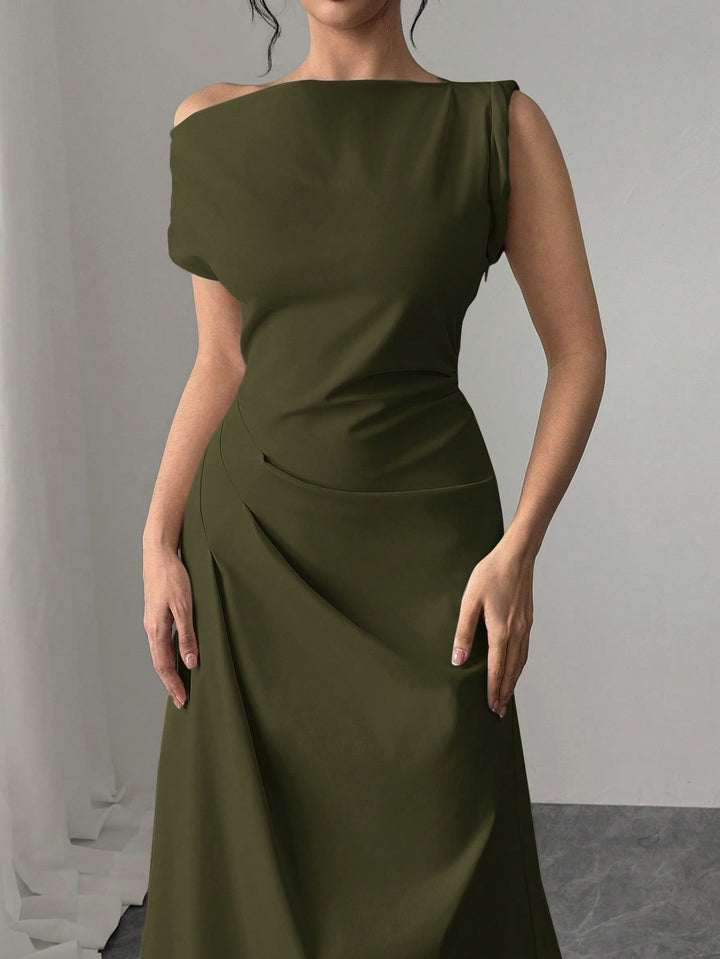 Rochie maxi SHEIN, verde