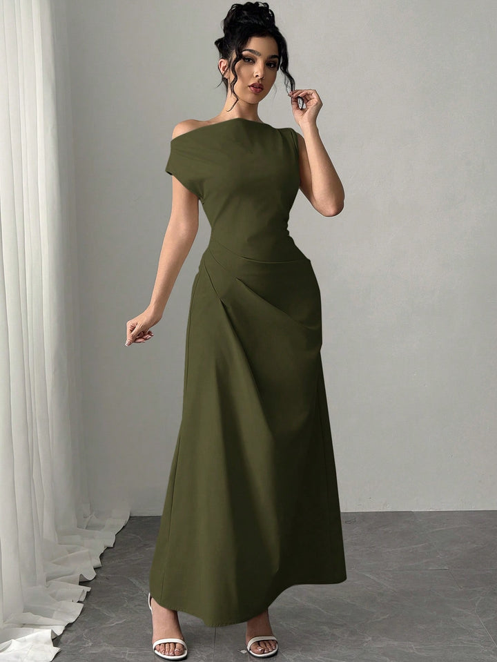 Rochie maxi SHEIN, verde
