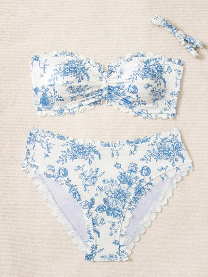 Set bikini de baie SHEIN, mix culori