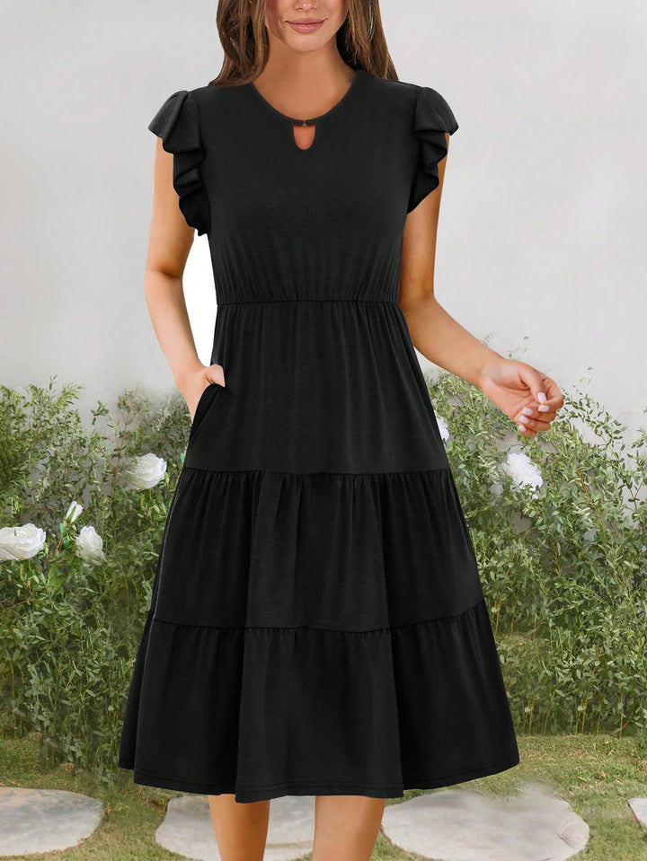 Rochie midi SHEIN, negru