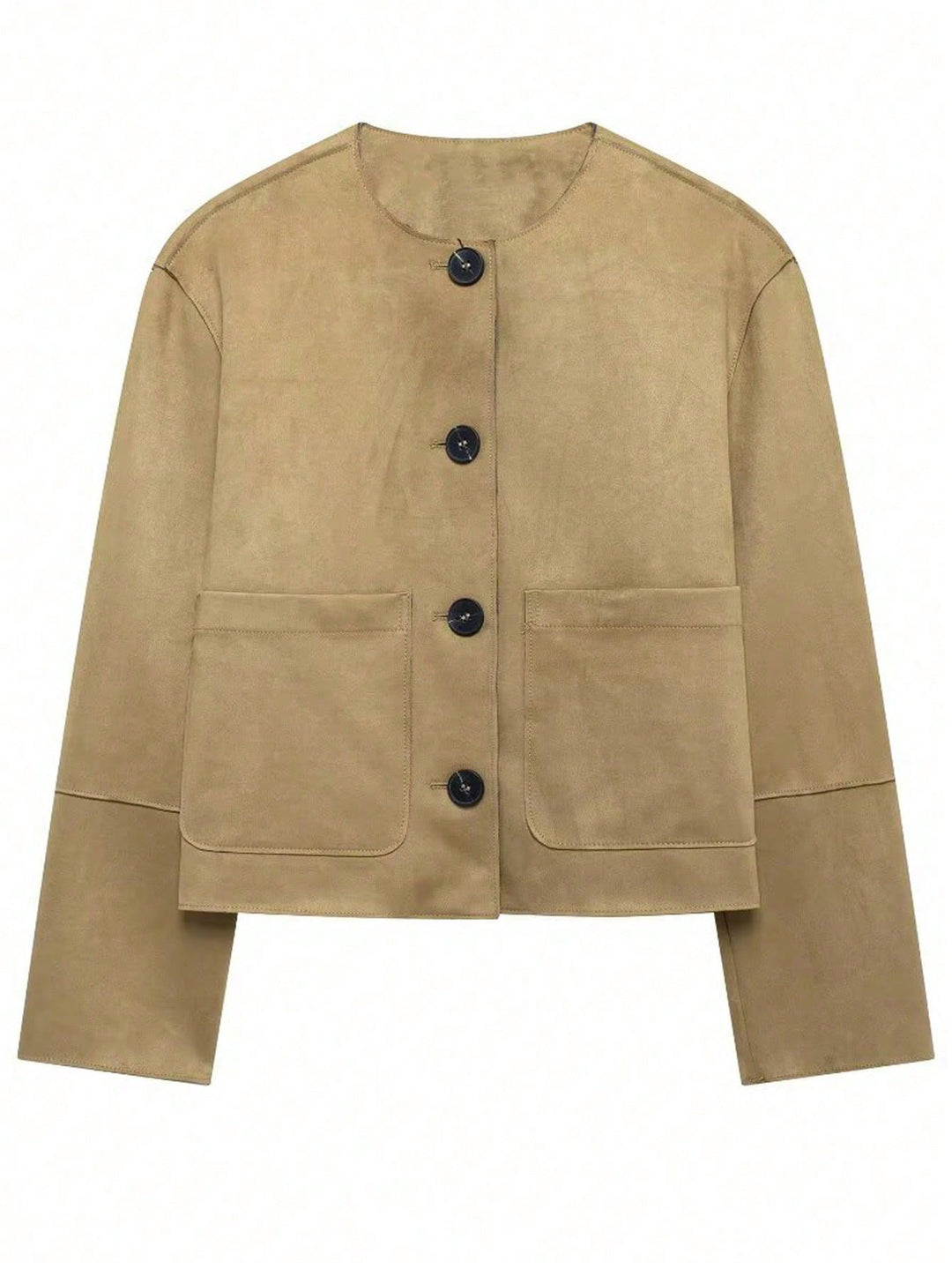 SHEIN télikabát, khaki