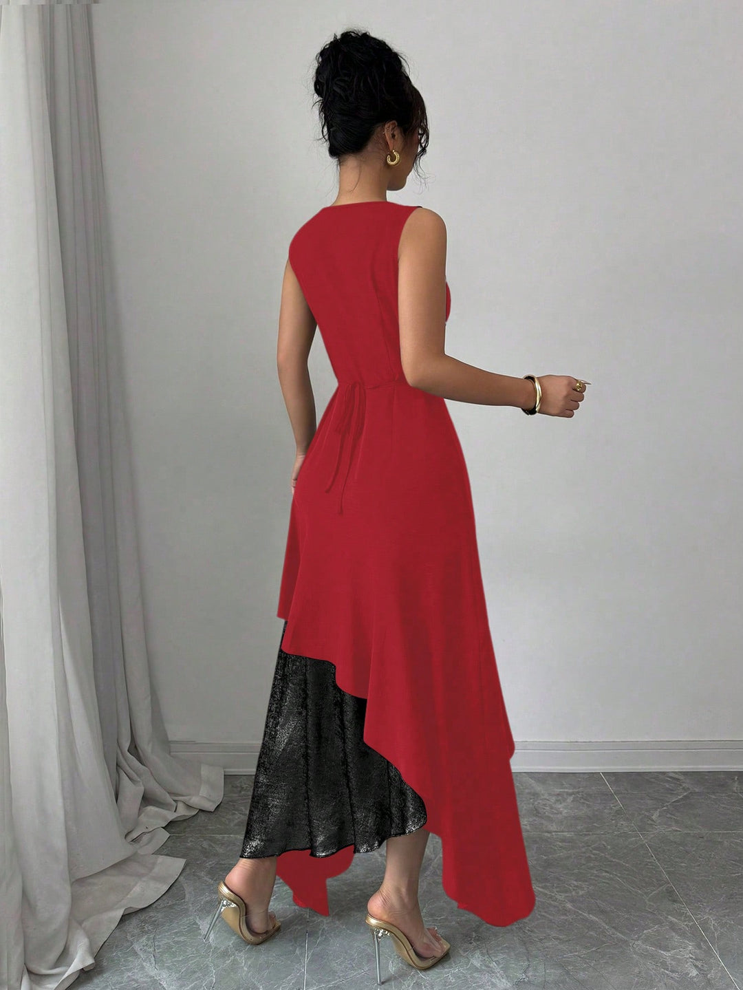 Rochie maxi SHEIN, roșu