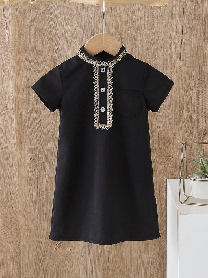 Caftan SHEIN, negru