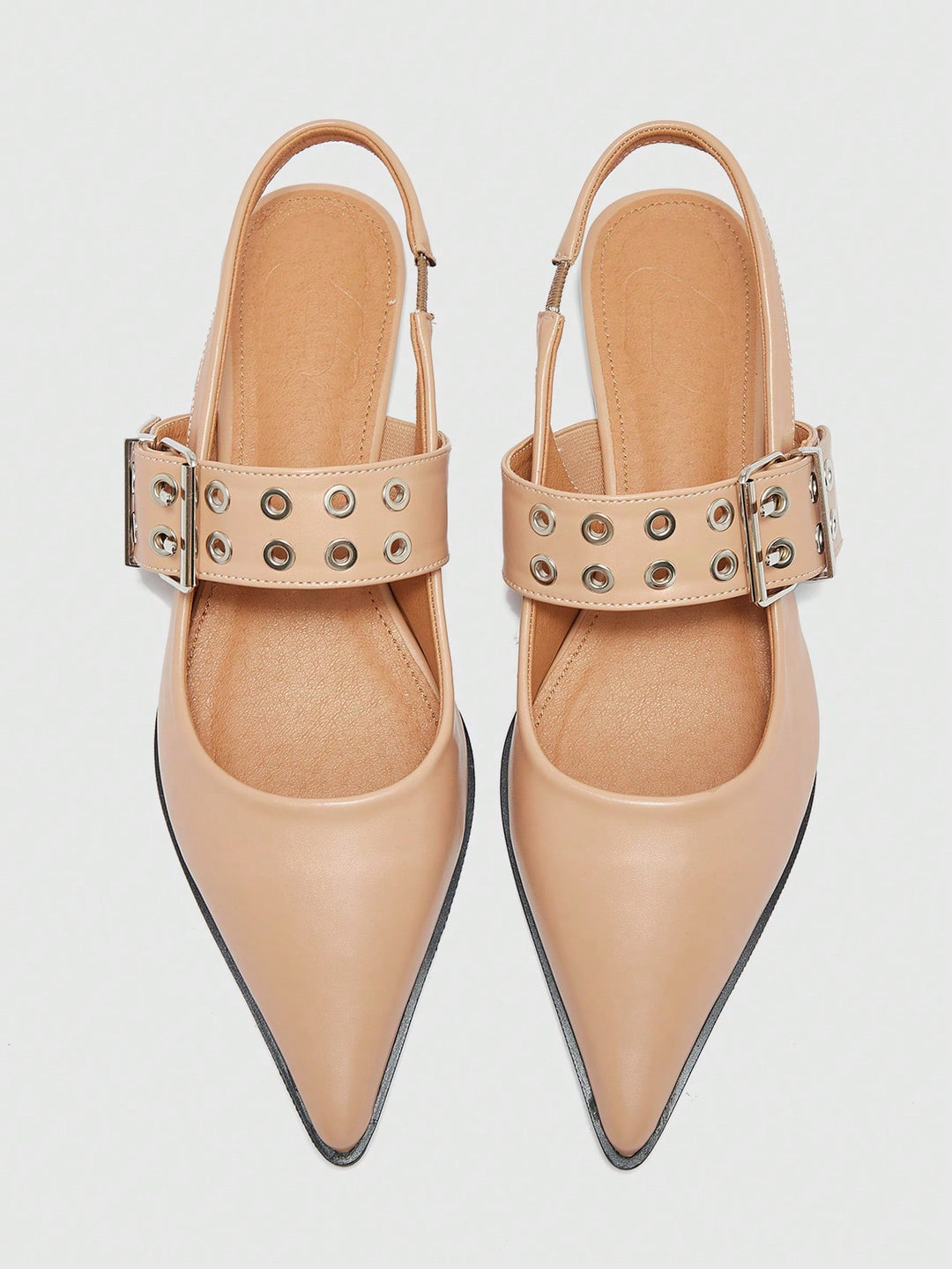 SHEIN balerina cipő, bézs