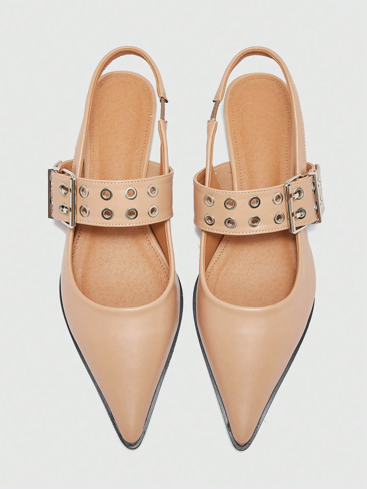 SHEIN balerina cipő, bézs