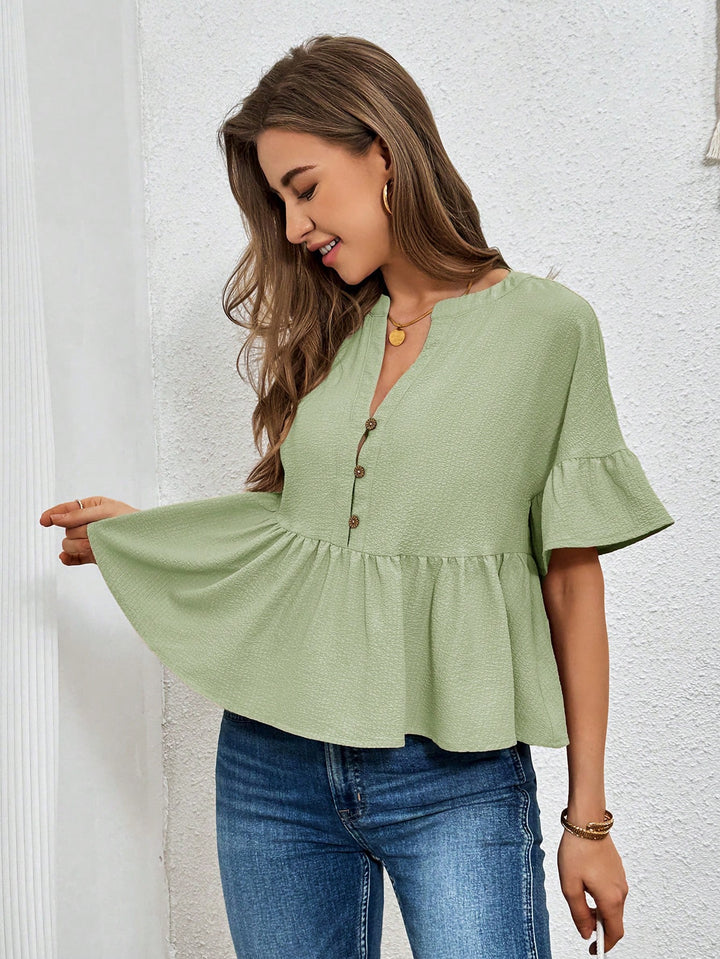 Bluza casual SHEIN, verde