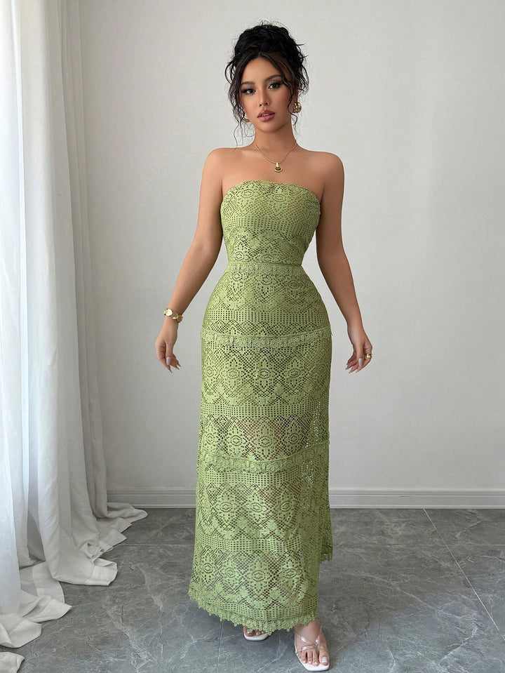 Rochie maxi SHEIN, verde