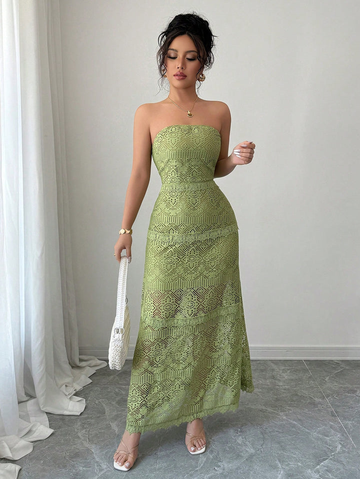 Rochie maxi SHEIN, verde