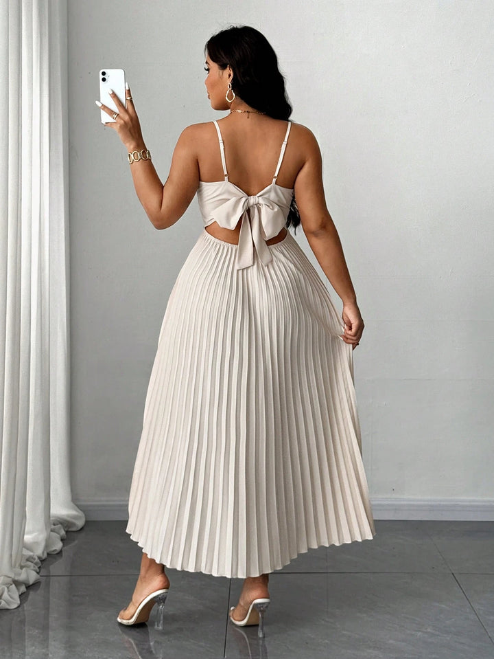 SHEIN maxi ruha, krémszínű