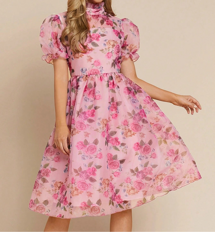 SHEIN Midi Dress, Pink