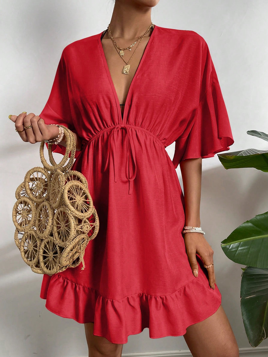 Rochie mini SHEIN, roșu