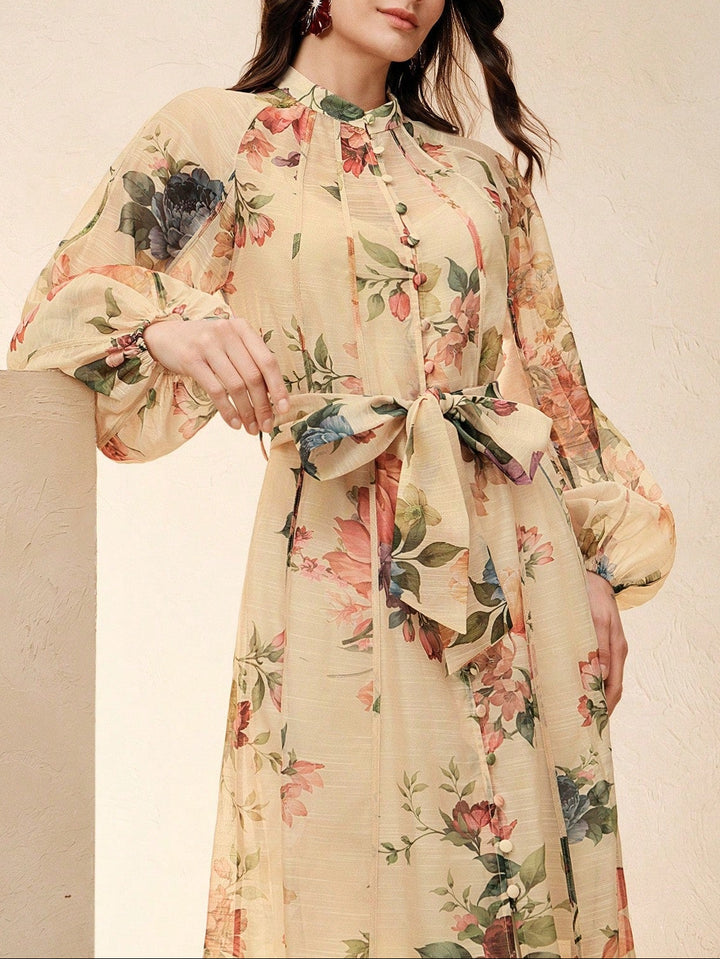 Rochie midi Shein, mix culori