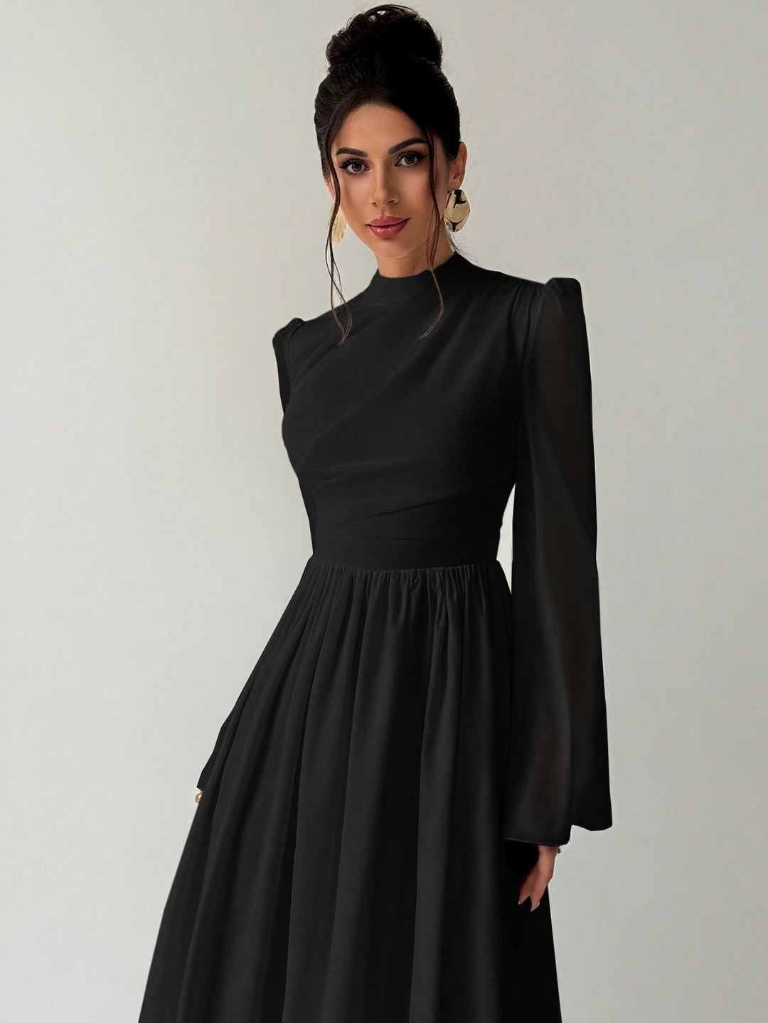 Rochie maxi SHEIN, negru