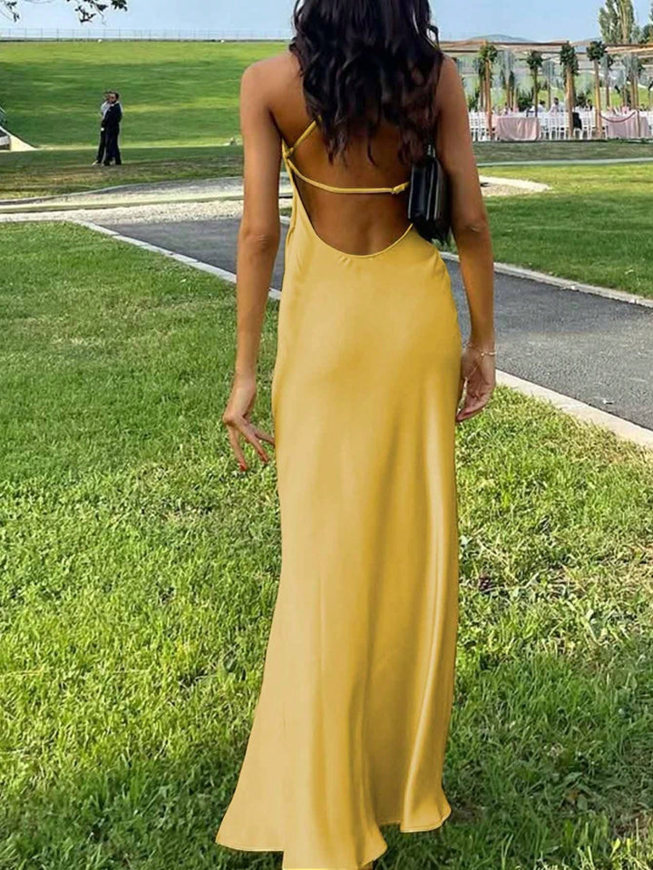 Rochie maxi SHEIN, galben