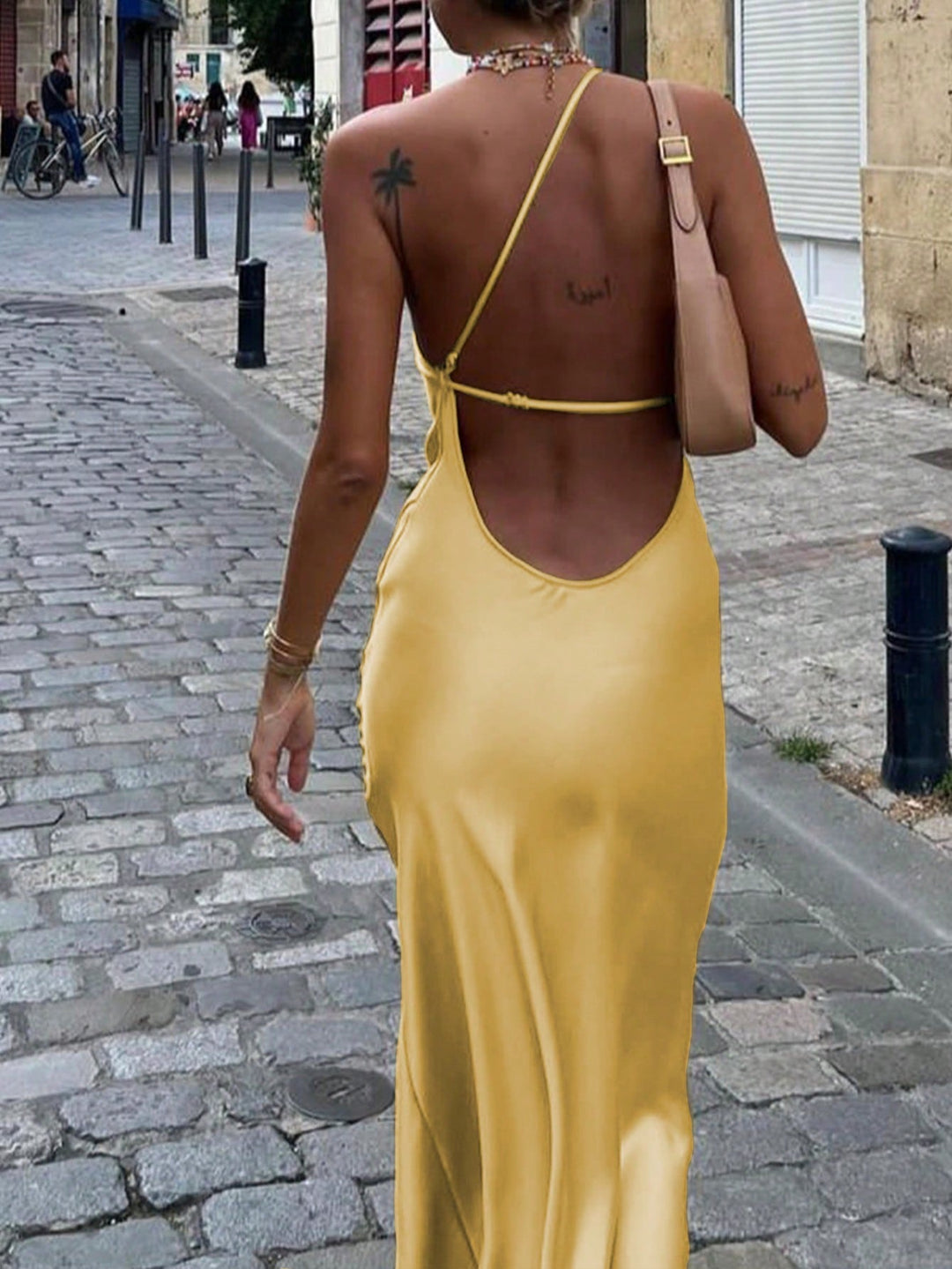 Rochie maxi SHEIN, galben