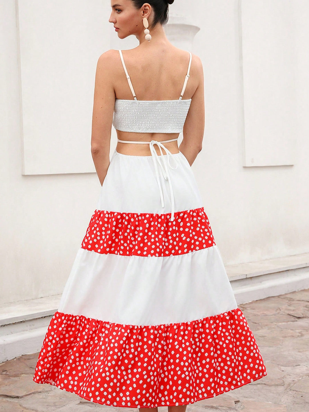 Rochie midi SHEIN, mix culori