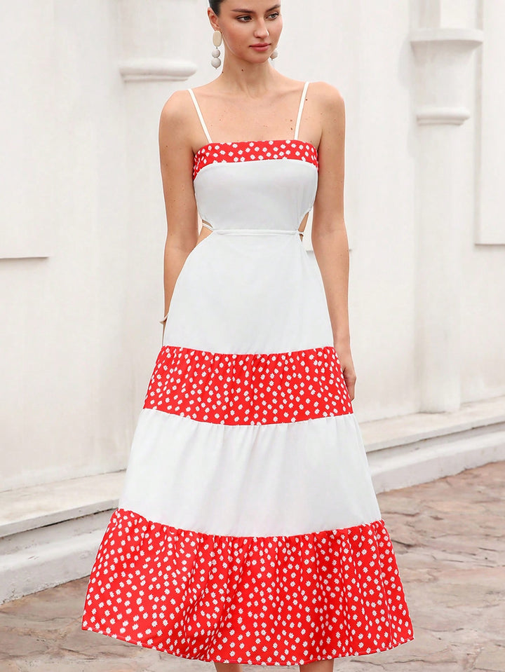 Rochie midi SHEIN, mix culori