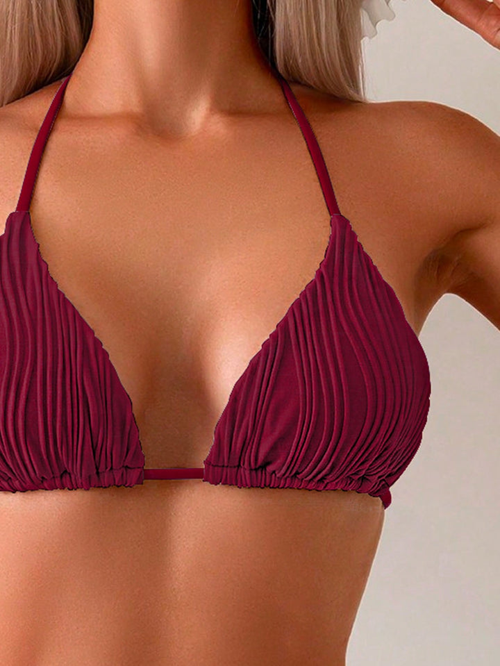 Set bikini SHEIN, vișiniu