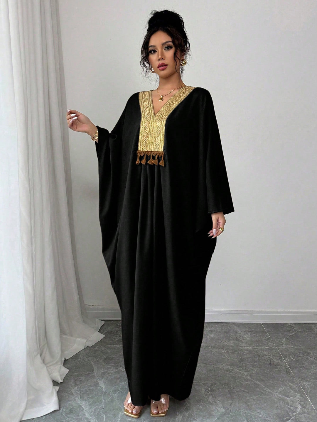 Rochie maxi SHEIN, negru