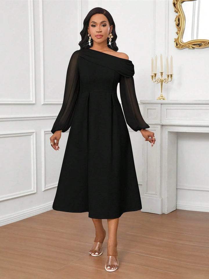 Rochie midi SHEIN, negru