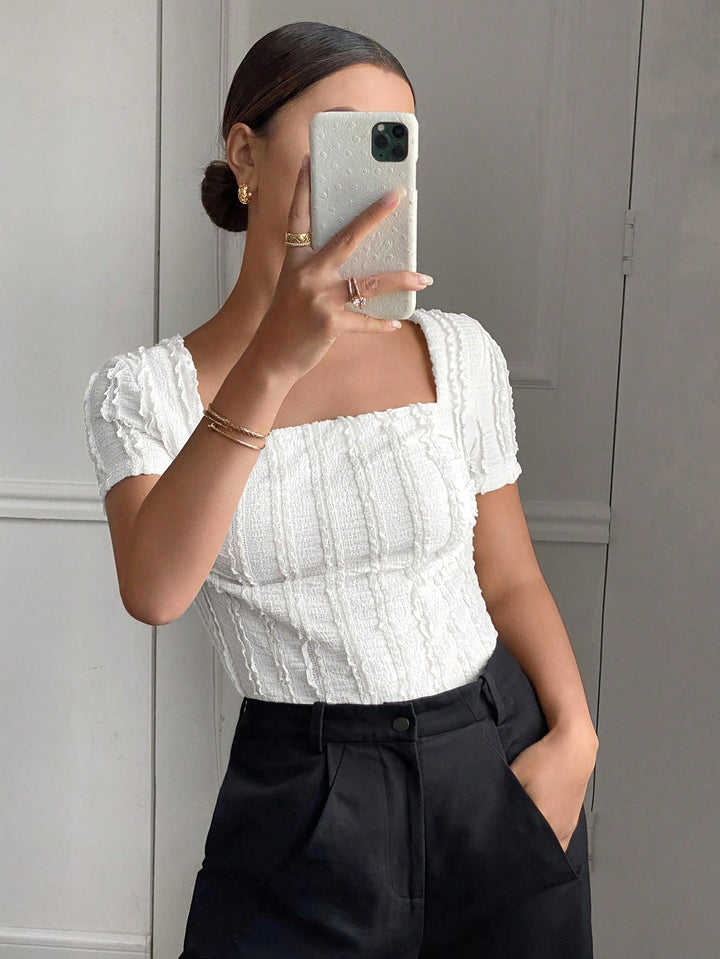 Top SHEIN, fehér