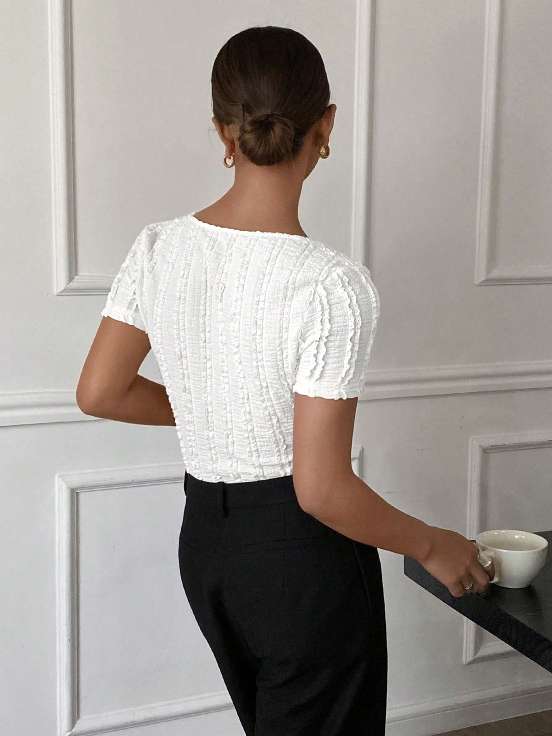 Top SHEIN, fehér