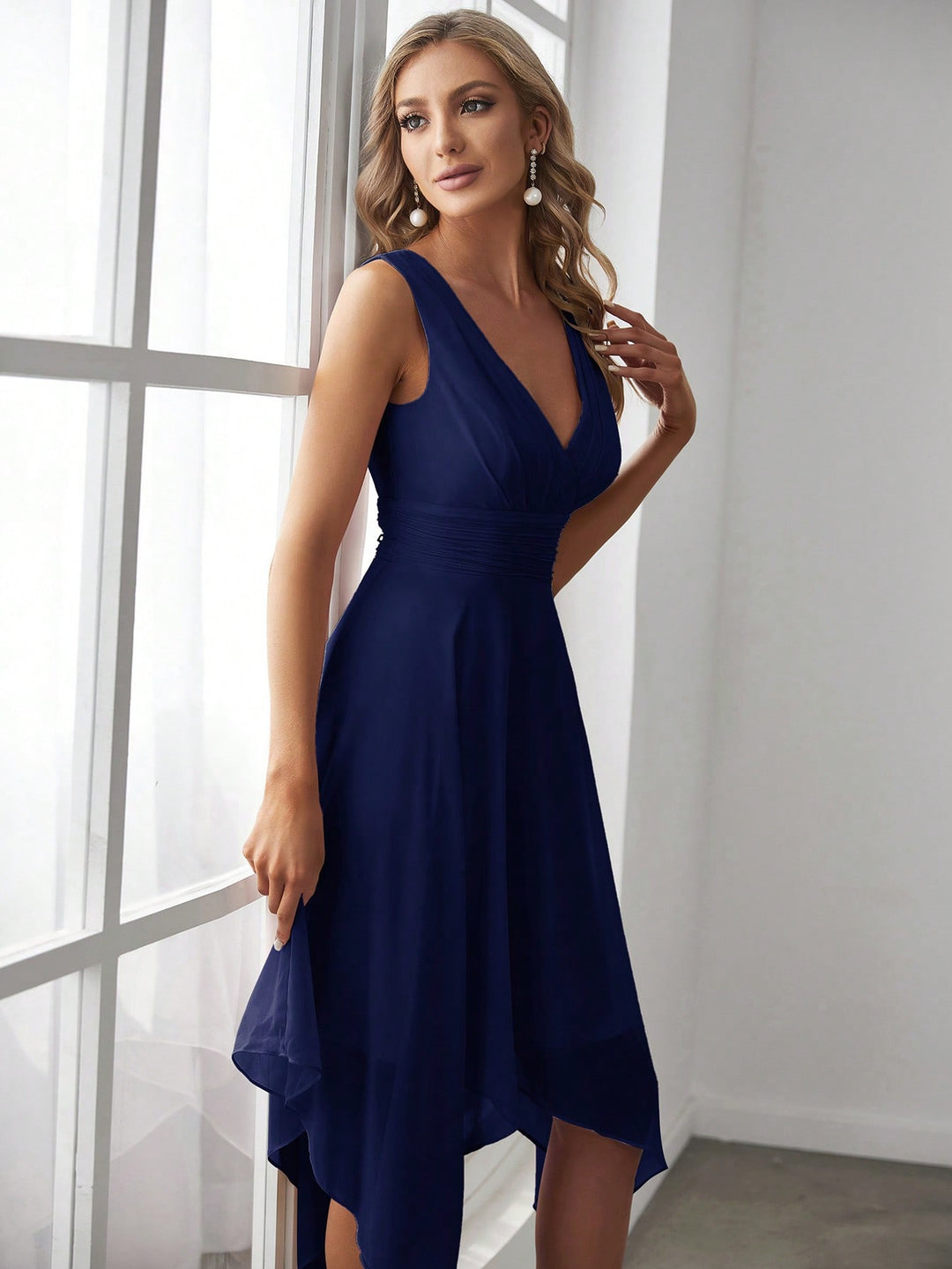 Rochie midi SHEIN, albastru