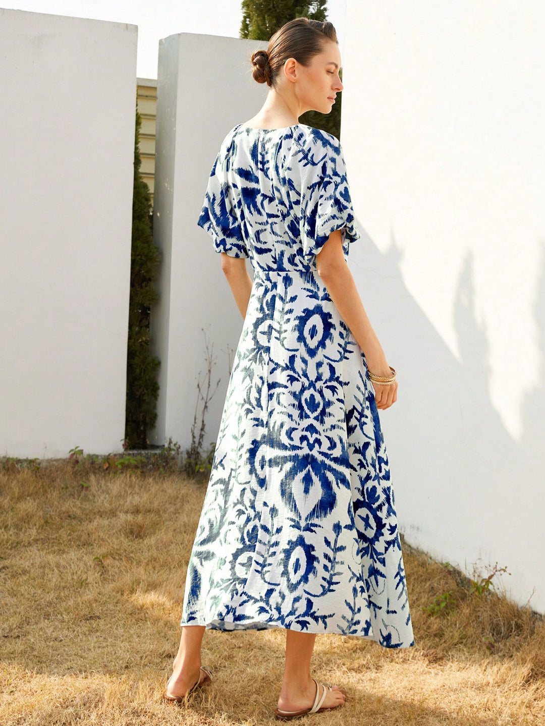 Rochie maxi SHEIN, mix culori