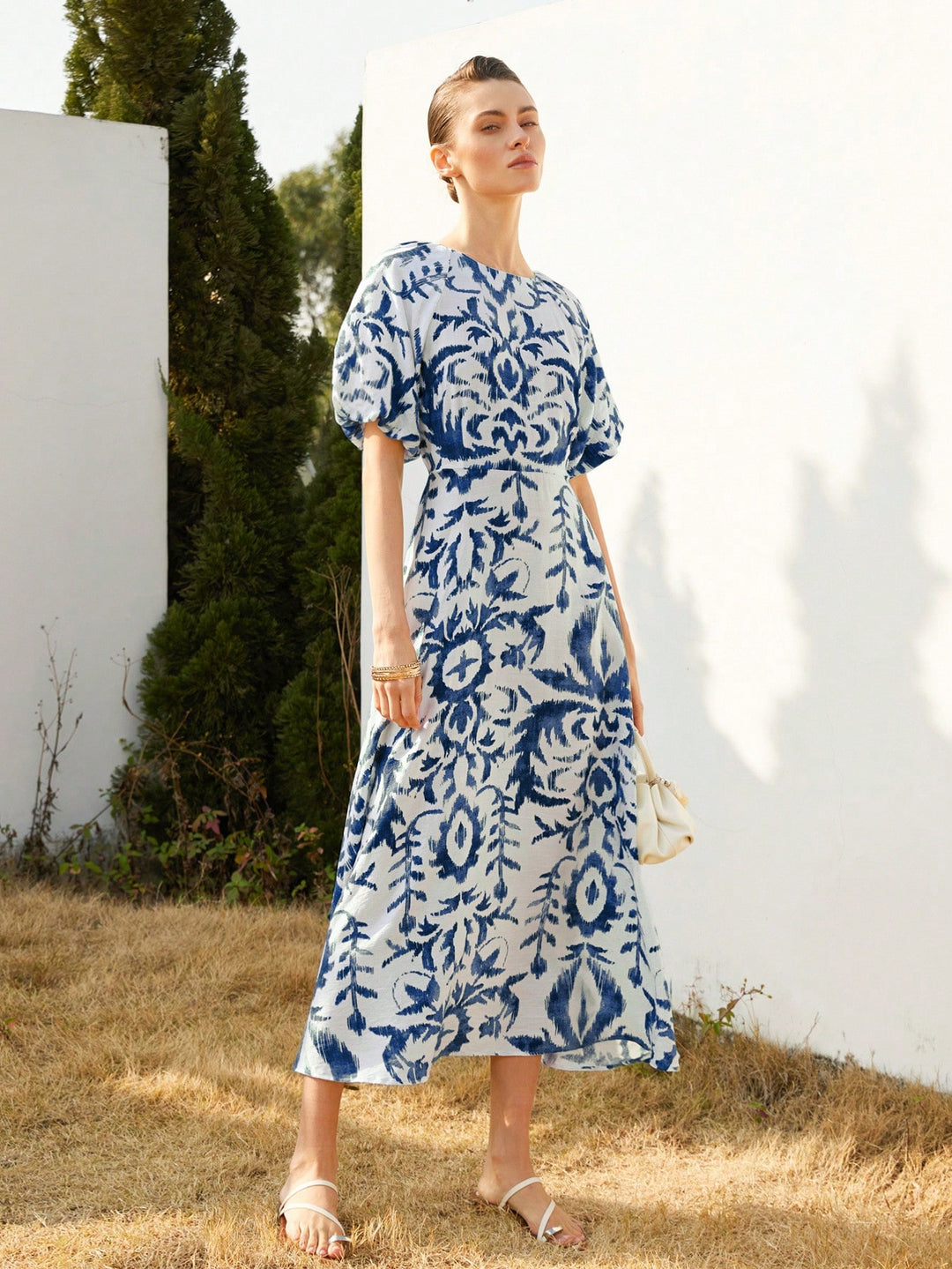 Rochie maxi SHEIN, mix culori