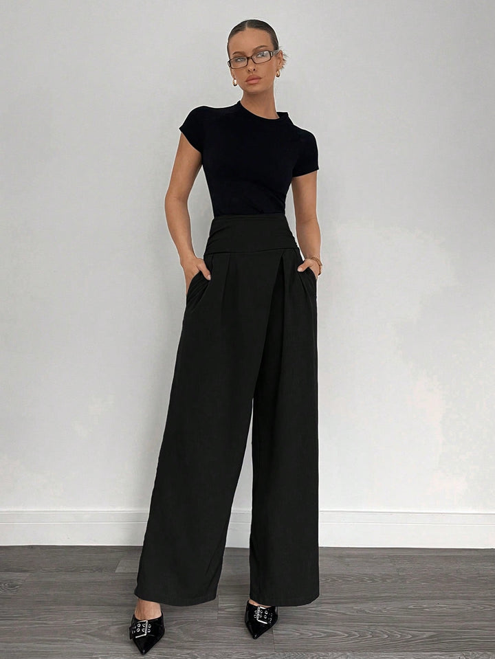 Pantaloni SHEIN, negru