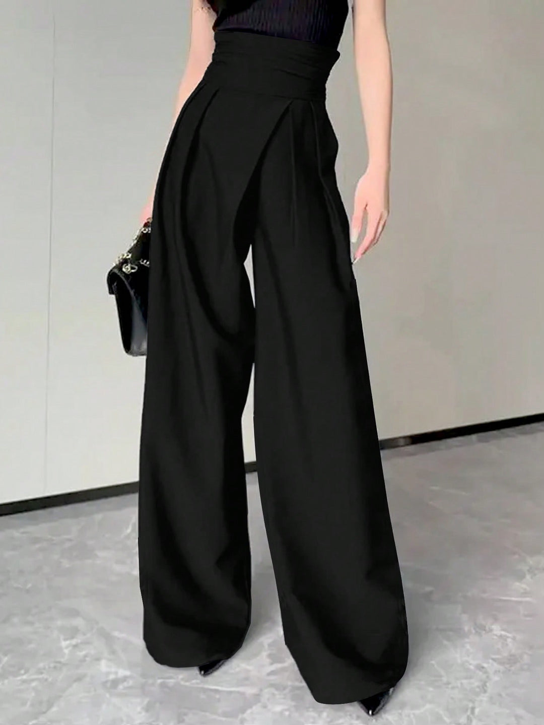Pantaloni SHEIN, negru