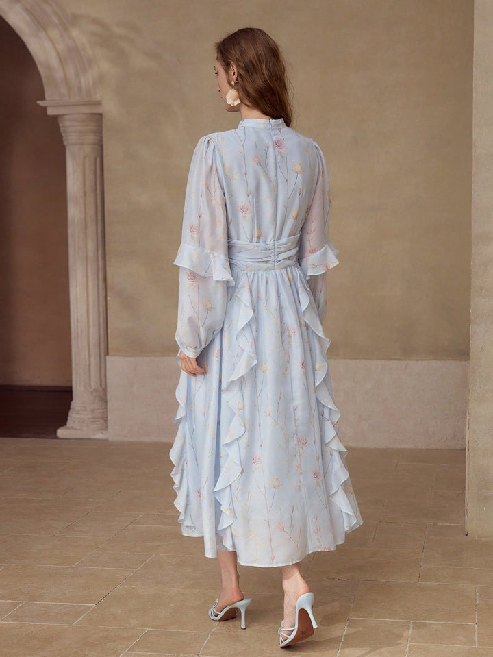 Rochie maxi SHEIN, albastru