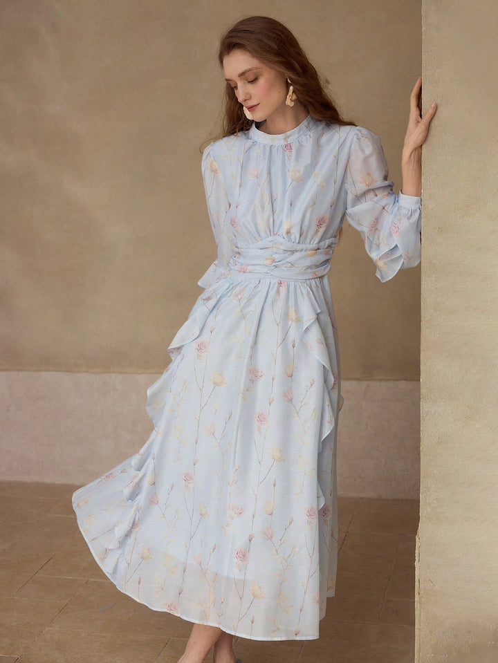 Rochie maxi SHEIN, albastru