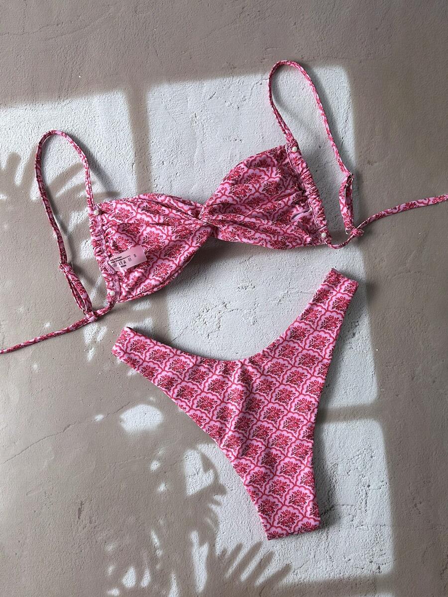 Costum de baie SHEIN, roz