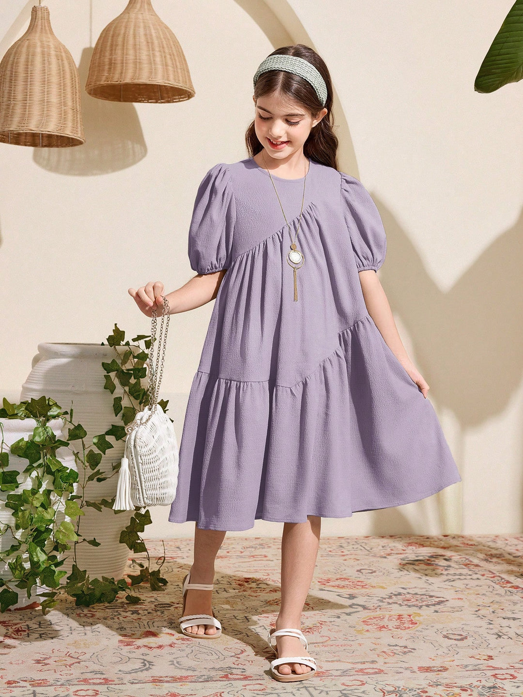 SHEIN ruha, lila