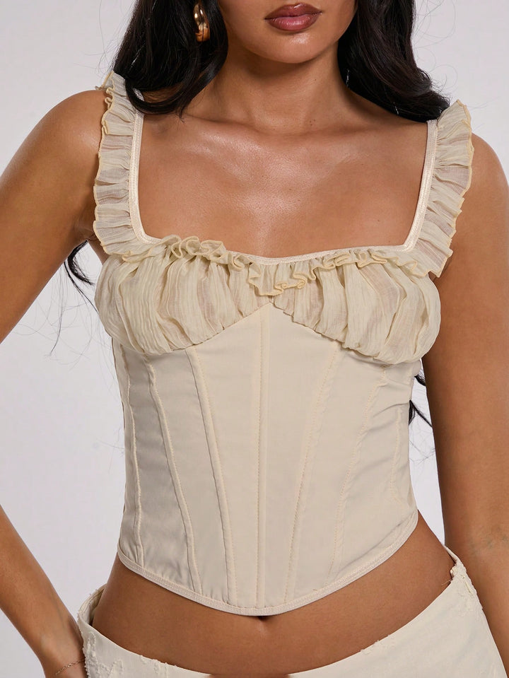 Top SHEIN, crem