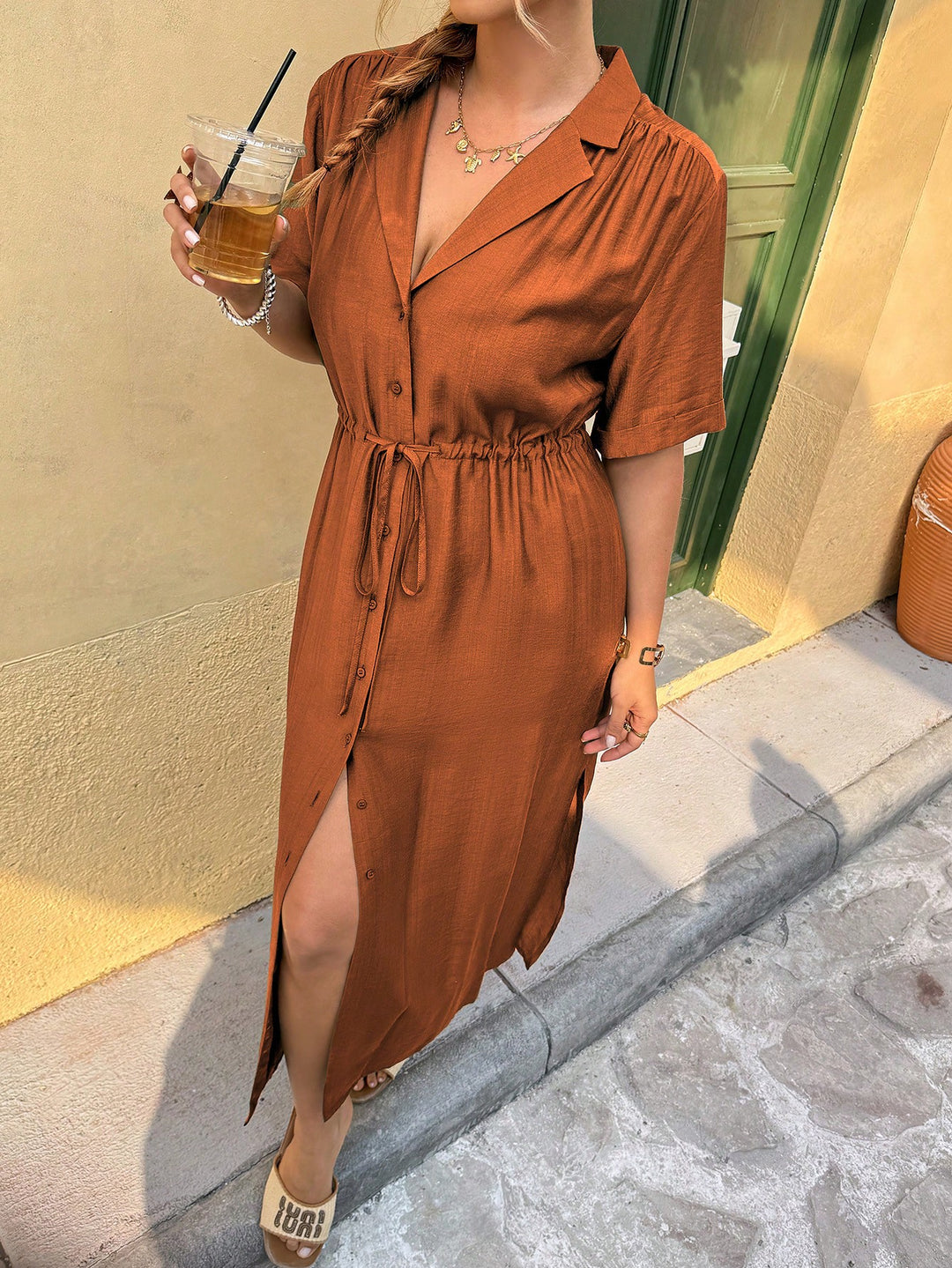 Rochie SHEIN, maro