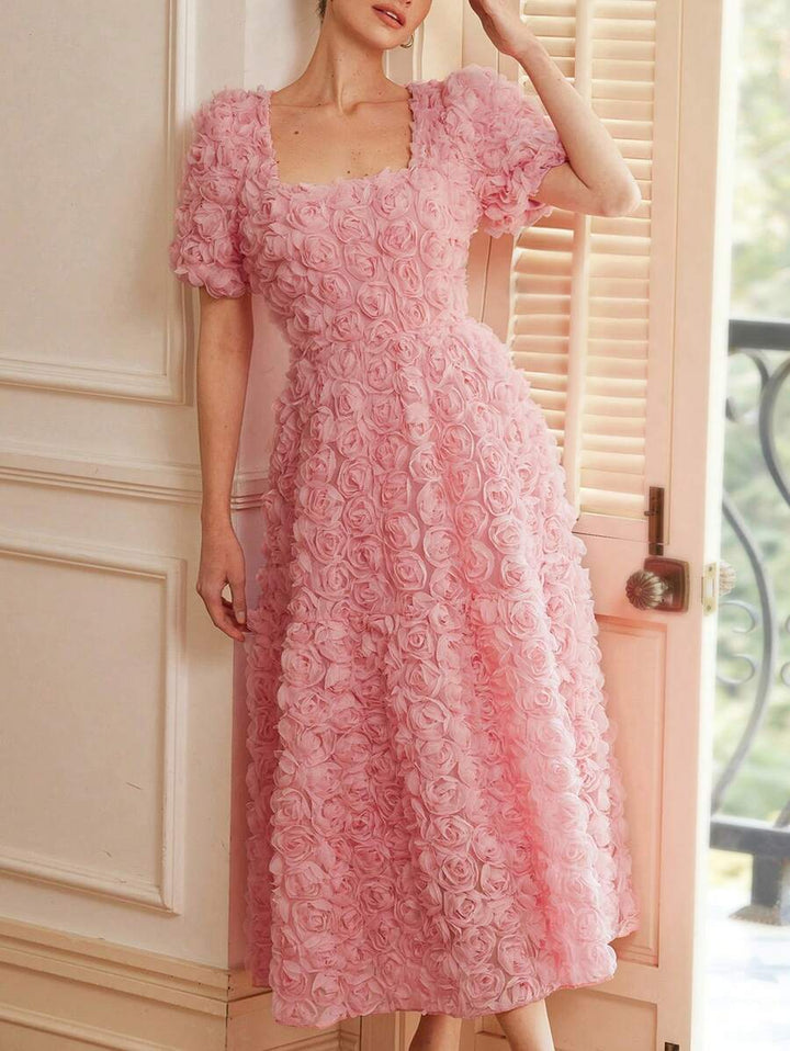 Rochie midi SHEIN, roz
